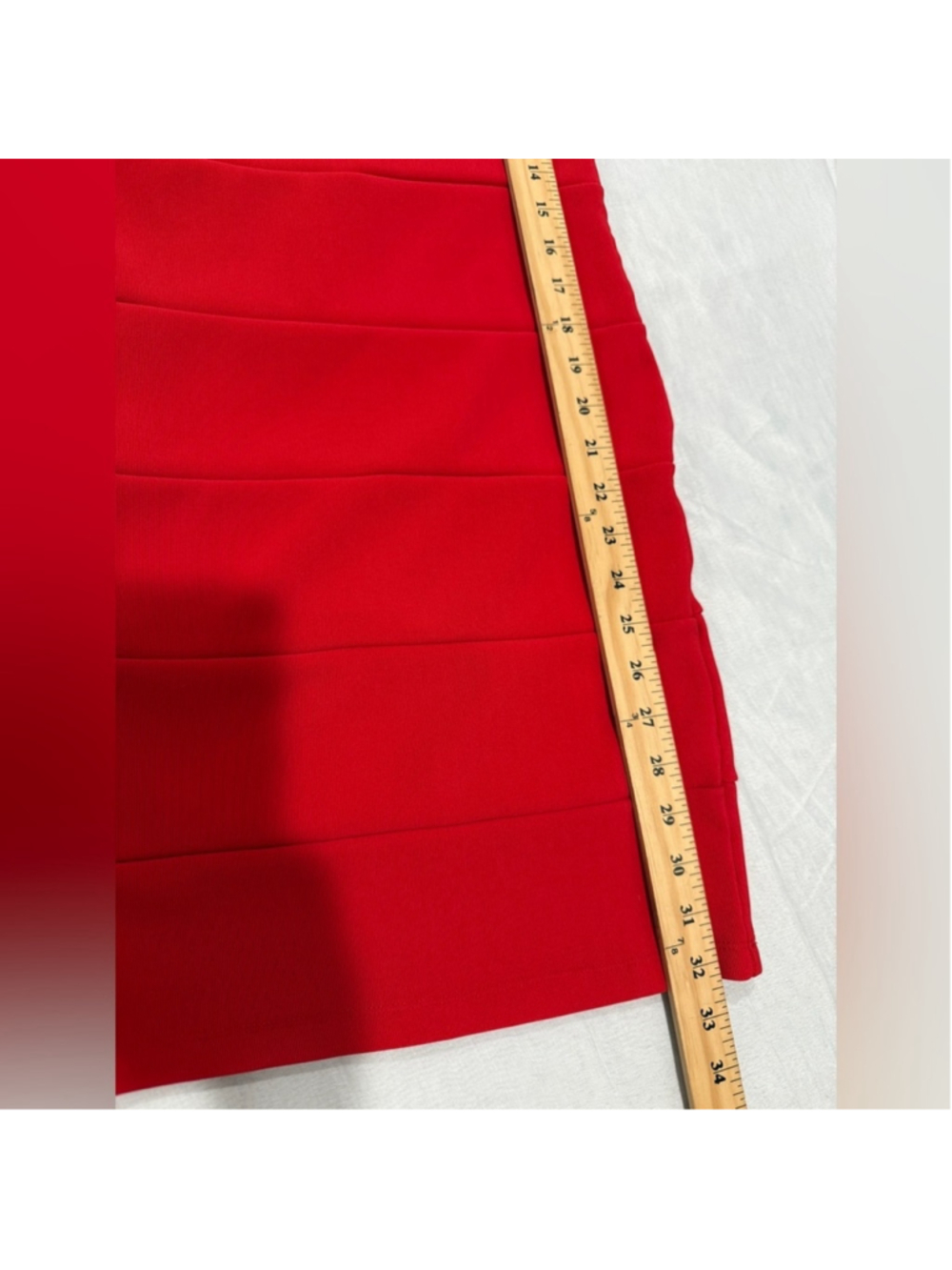 ASOS Womens Red Cross Back Corset Bodycon Dress Size 2 - Picture 6 of 10